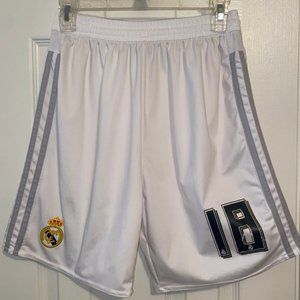 Adidas white athletic shorts